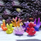 Аквариумное украшение, красочное украшение из смолы, коралловый риф, аквариумный коралловый камень, ландшафтный орнамент, аквариумные аксессуары