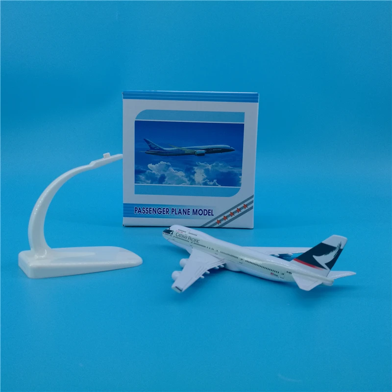 16 см Cathay Pacific Airlines Боинг 747-400 модель самолета из сплава коллекционные модели