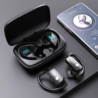 dodocase t16 led display bluetooth earphone wireless headphones tws stereo 3500mah charging box earbuds sport gaming headset
