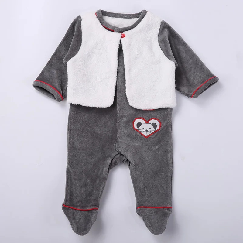 Детский велюровый комбинезон комплект из 2 предметов одежда для девочек и