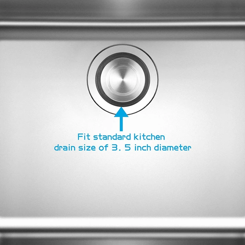 

2 PC Kitchen Sink Stopper Stainless Steel Garbage Disposal Plug Kitchen Sink Plug Fits Standard Size of 3.5Inch Diameter