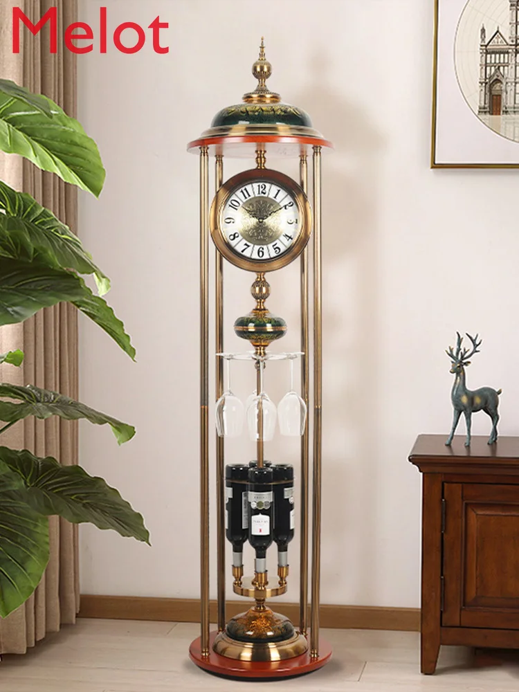 Часы-Дедушка для гостиной Ретро вилла большие украшения вертикальные часы