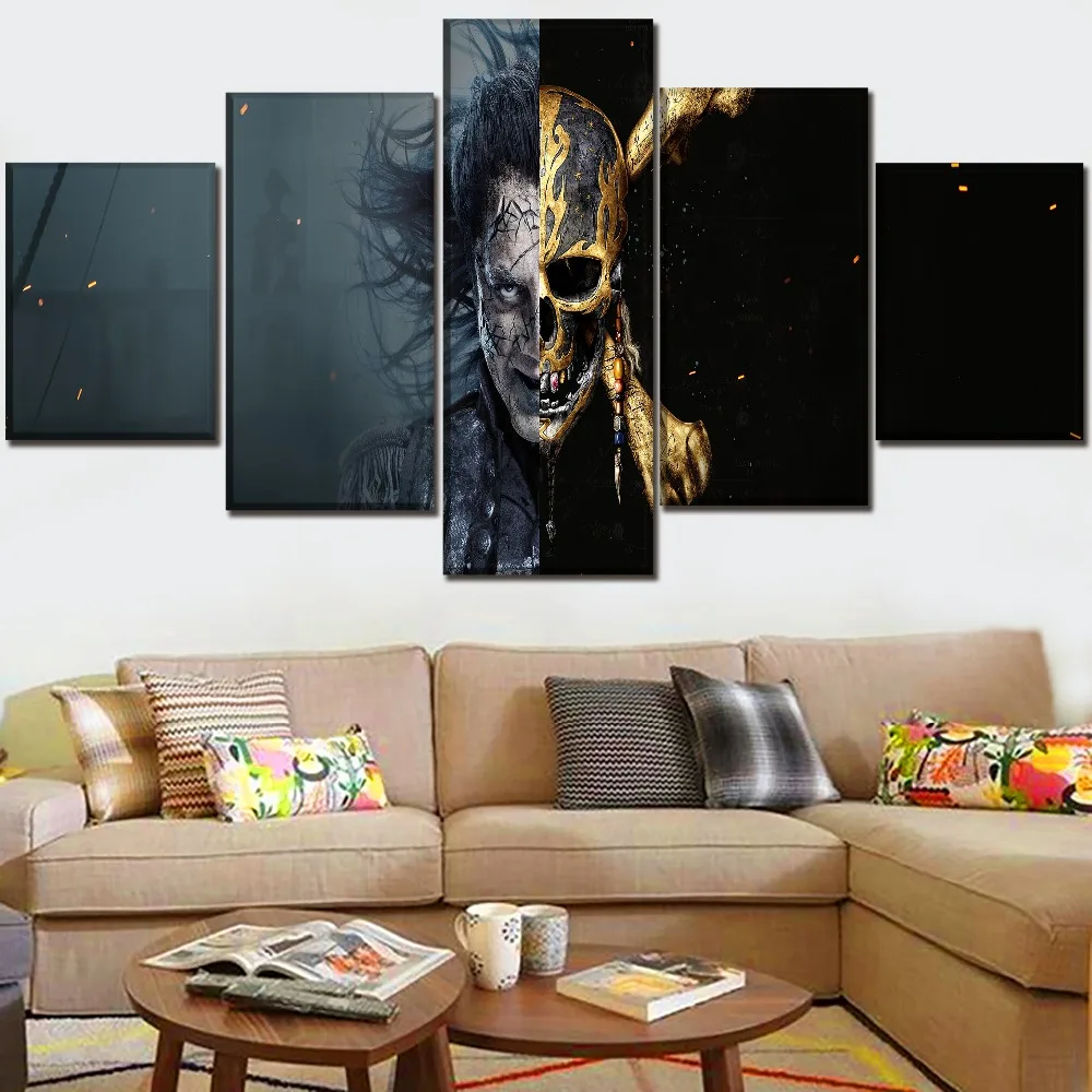 Холст печати фильм с изображением персонажа фильма Пираты Карибского моря