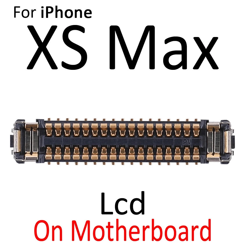 2 шт. в партии для iPhone X XR XS Max LCD Digiziter дисплей 3D сенсорный экран FPC разъем на