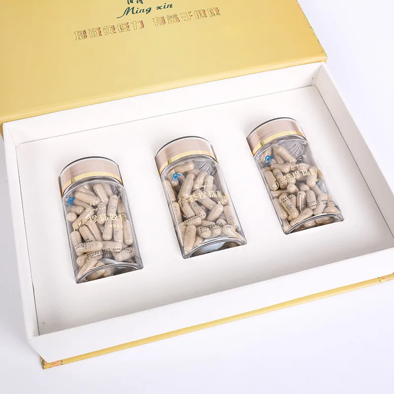 

Pearl Capsules Are Compatible with Five Raw Materials to Enhance Immunity Health Care Products 60 Pills * 3 Bottles See Box 24