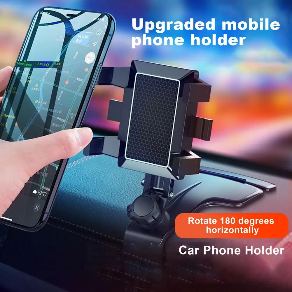 

Универсальный держатель телефона для приборной панели автомобиля, легко зажимаемая подставка, кронштейн для GPS-дисплея, автомобильная Пере...