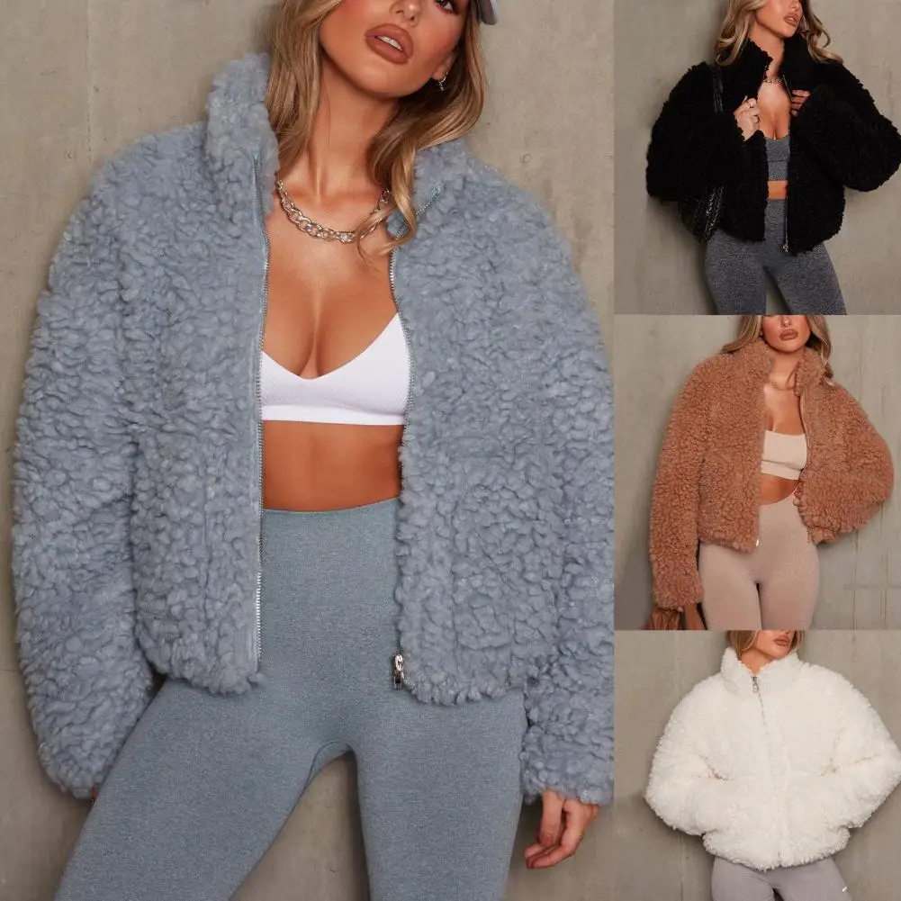 

Long Sleeve Autumn Winter Short Type Women Winter Coat Fashion Outfit