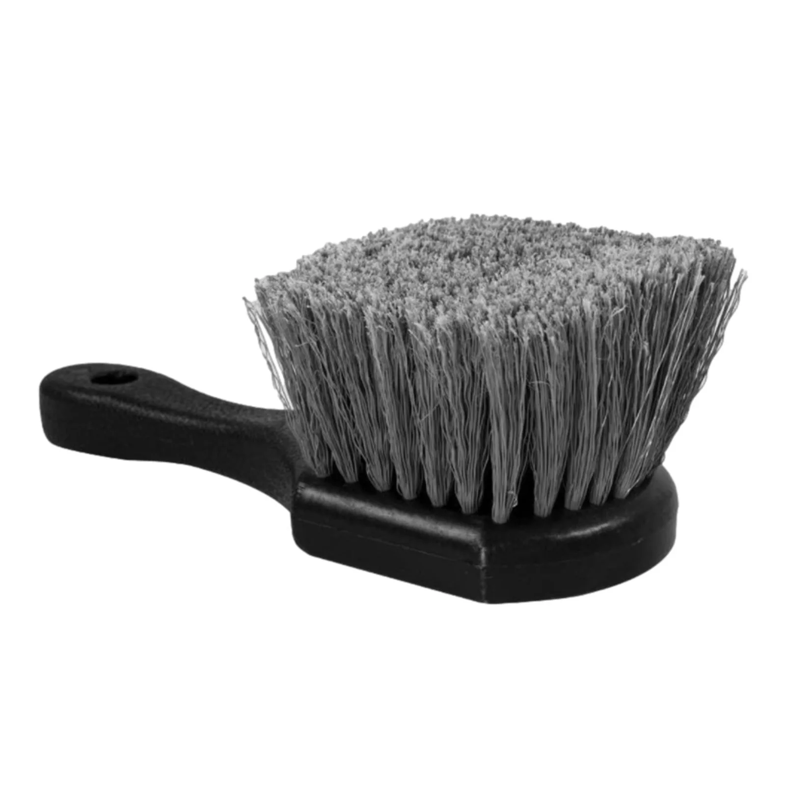 

Car Beauty Hub Brush Short Handle Tire Cleaning Brush Car Wheel Rim Cleaning Tools Handheld Soft Fur Rim Brush