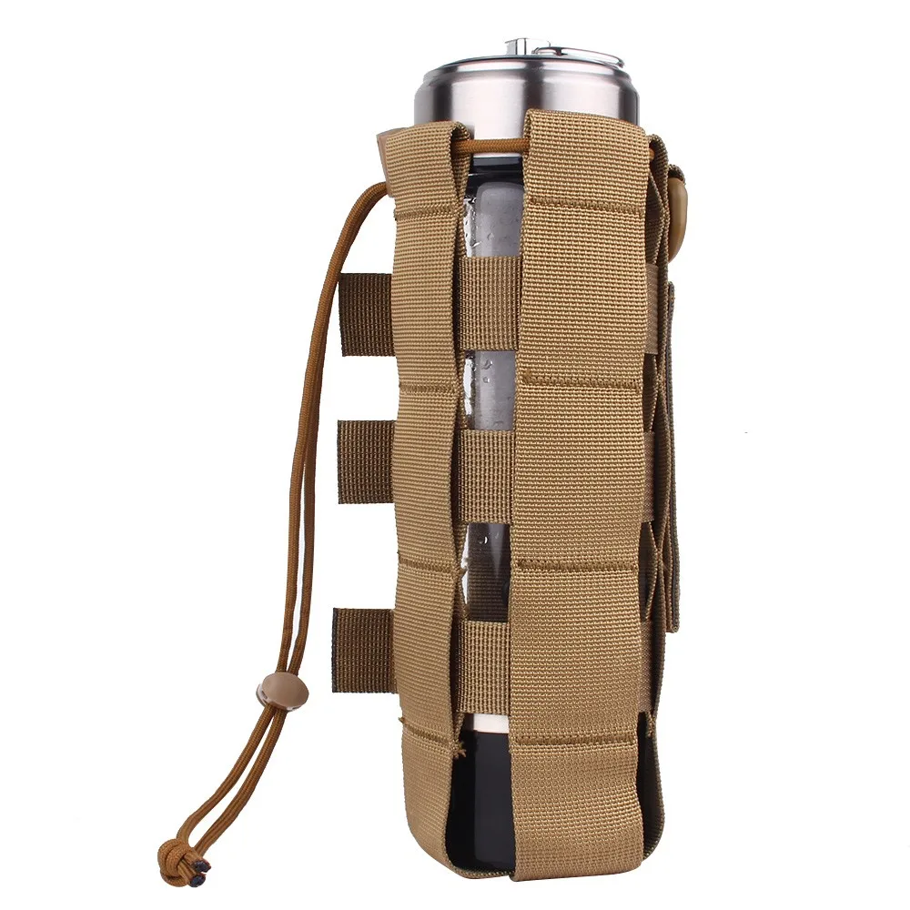Molle Чехол для бутылки воды 600D тактический армейский чехол для чайника аксессуары для кемпинга страйкбол охотничий дамп капля сумка для воды кобура - Цвет: 2-Tan