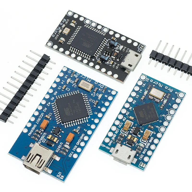 Pro Micro ATMEGA32U4 5V/16 МГц модуль с Загрузчиком для arduino Мини USB/Micro USB 2 ряда штыревой