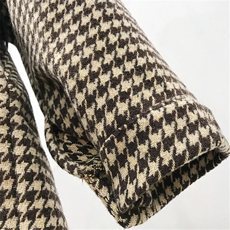 

Plaid Shirt Coat Women Korean Style Fashion Womens tops and Blouses Autumn Winter Warm Thick Blouse Loose Long sleeve Shirts