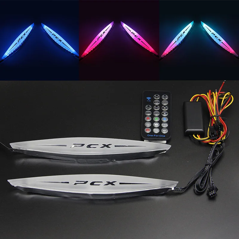 

Для Honda Pcx150 модифицированные цветные поворотники для фар с текущей водой Pcx150 лампы с дистанционным управлением