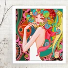 Красивая вышивка крестиком 11CT печатная ткань 14CT холст считается художественной абстрактной красоты вышивка крестиком своими руками