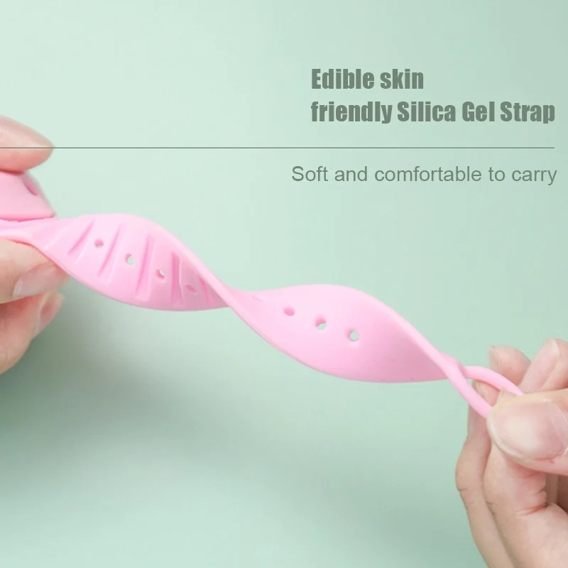 Мини Портативный мягкий наручный Вентилятор часы воздушный охладитель с RGB