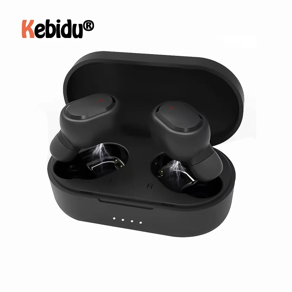 TWS Bluetooth наушники V5.0 беспроводные с микрофоном гарнитура для всех телефонов