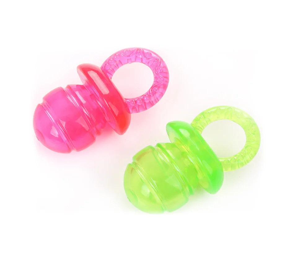 Игрушка для домашних собак TPR прозрачная соска игрушка укуса собаки Vent Molars