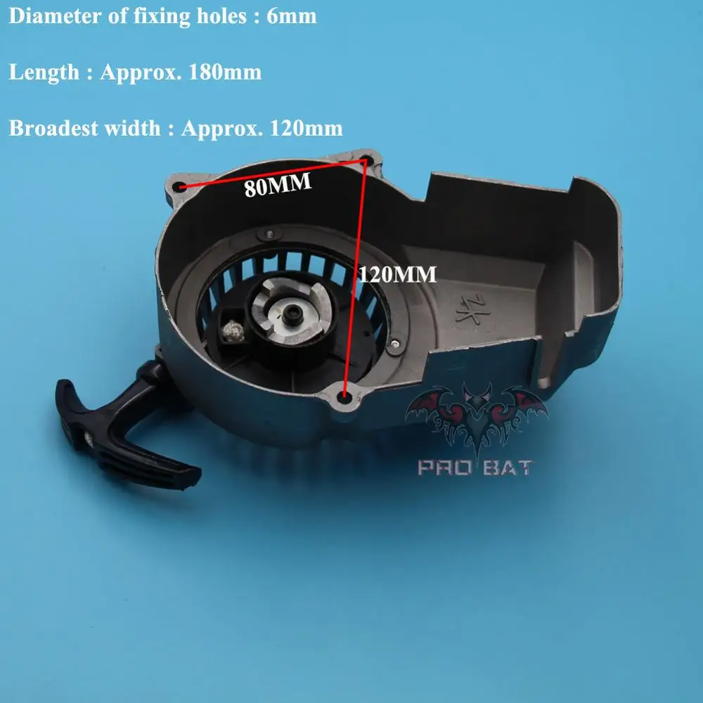 

Aluminum Pull Starter Start Recoil For 47cc 49cc Mini Pocket Bike ATV 2 Stroke