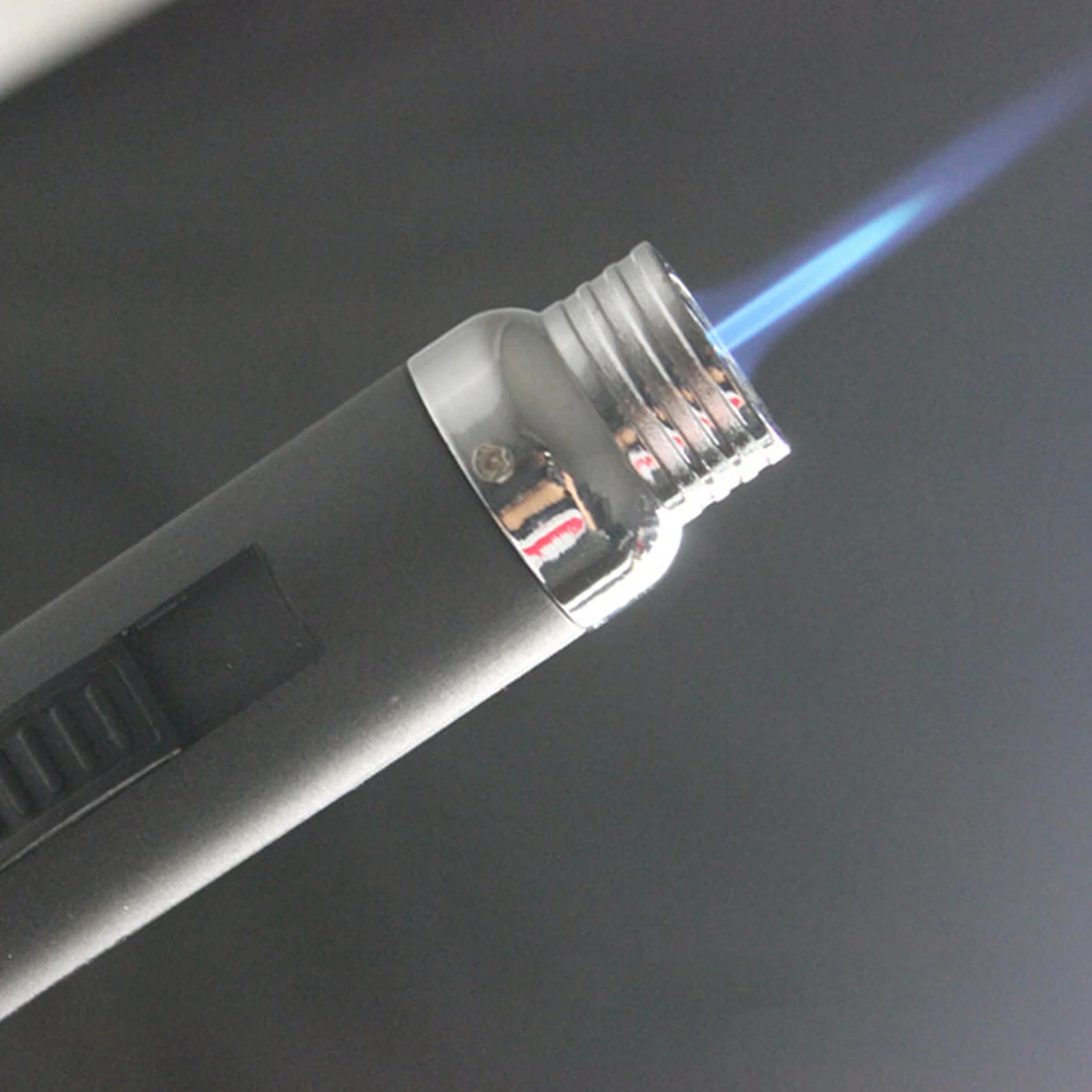 

Jet flame butane inflatable lighter for camping/fishing/hunting welding torch pen windproof outdoor lighter flashlight flame pen