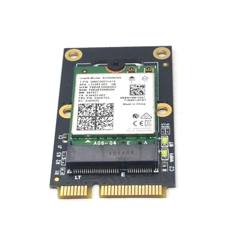 

Адаптер M.2 wi-fi, M.2 NGFF на Mini PCI-E адаптер для M.2 wi-fi Bluetooth Φ Intel AX200 9260 8265 8260 для ноутбука