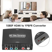 1080p hd video converter hdmi compatible to ypbpr component rl audio adapter for tv pc set top box computer accessories