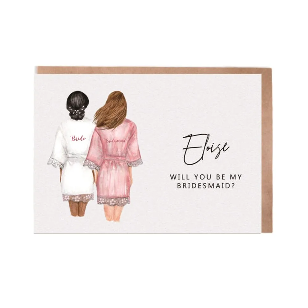 Индивидуальный текст карточка для предложения подружки невесты вы станете моей