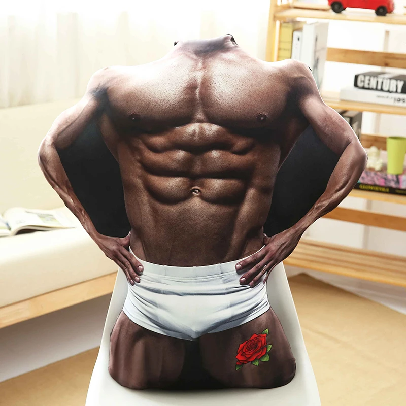 3D подушка бойфренда сильная мышечная Мужская для девушки на день рождения День