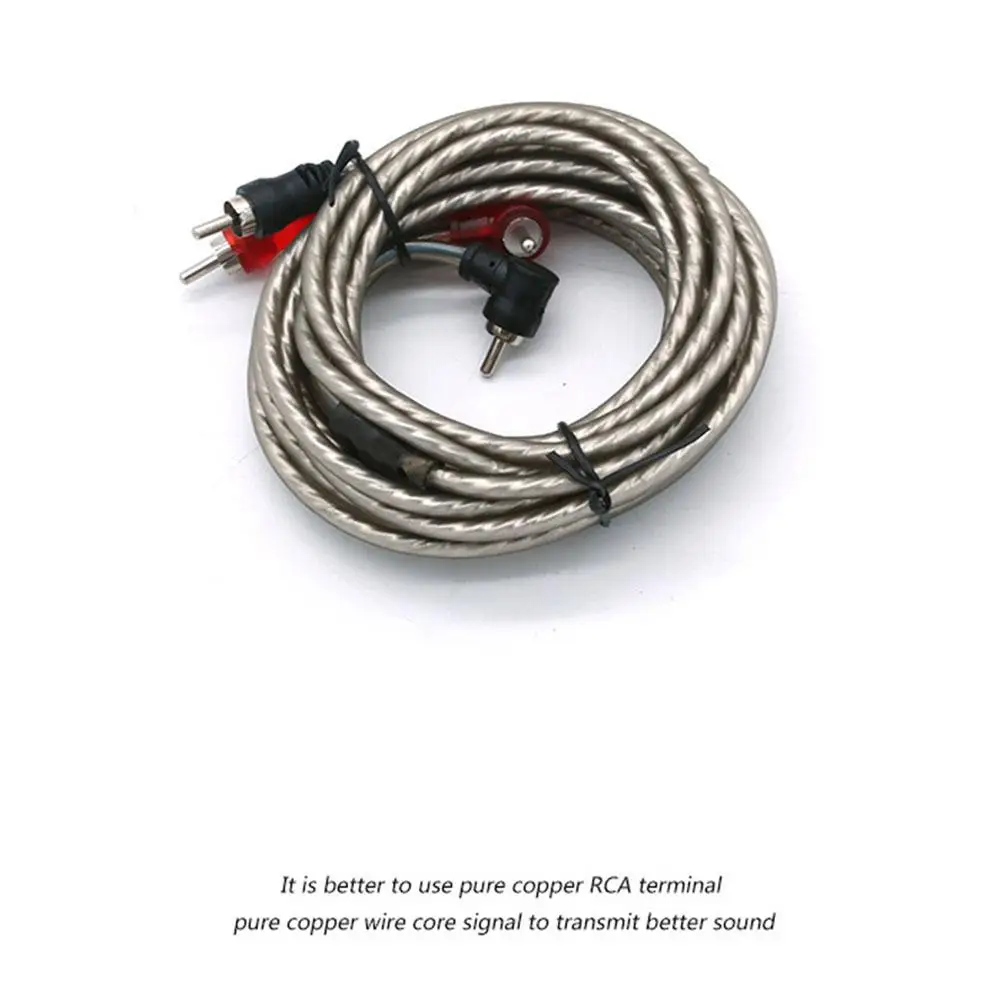 Комплект проводов для автомобильного усилителя Dragonpad 4GA 6GA 8GA 10GA алюминиевый