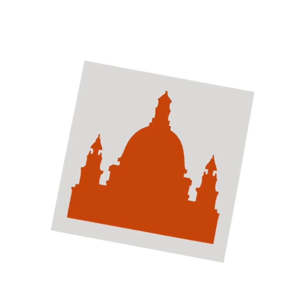 Полые ручной росписью торт спрей шаблон пластик мультфильм Рождество формы