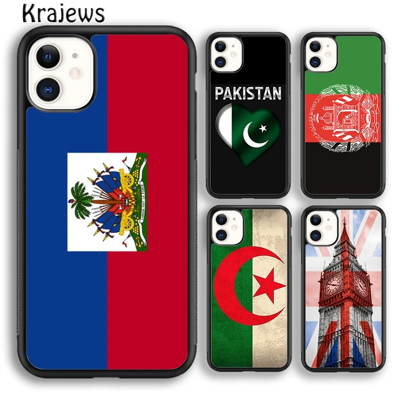 Алжир Афганистан Босния британский Пакистан Флаг чехол для телефона iPhone 5 6s 7 8 plus X