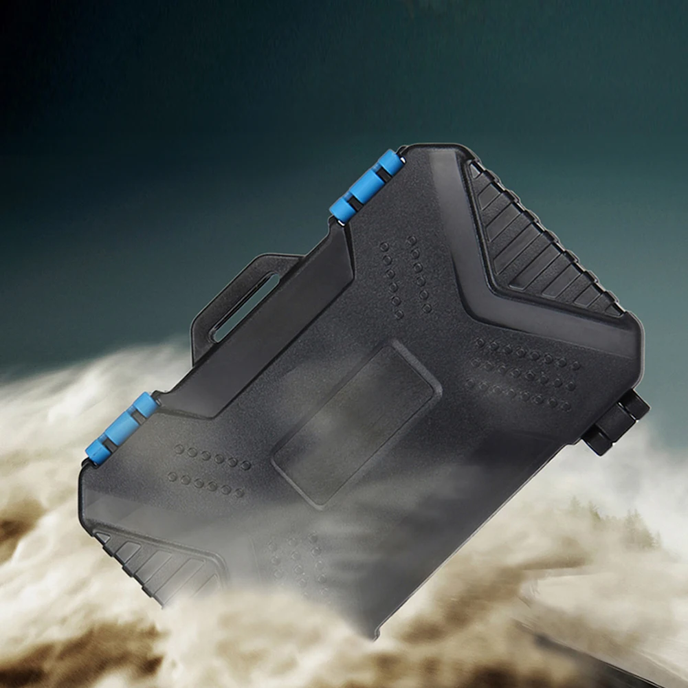 

Dustproof Buckle Closure 27 Slot Waterproof Practical Large Capacity Anti Lost Shockproof Portable Storage Card Case