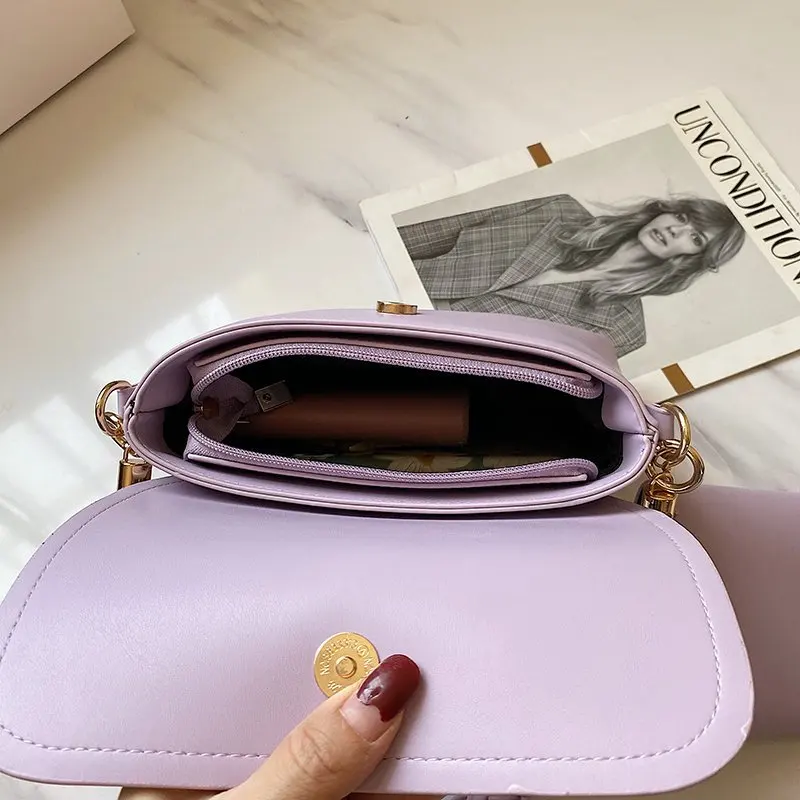 

2 Piece Set Casual Women Messenger Bags Fashion Designer Handbags High Quality Shoulder Bags 2020 New Female Soft Handbag