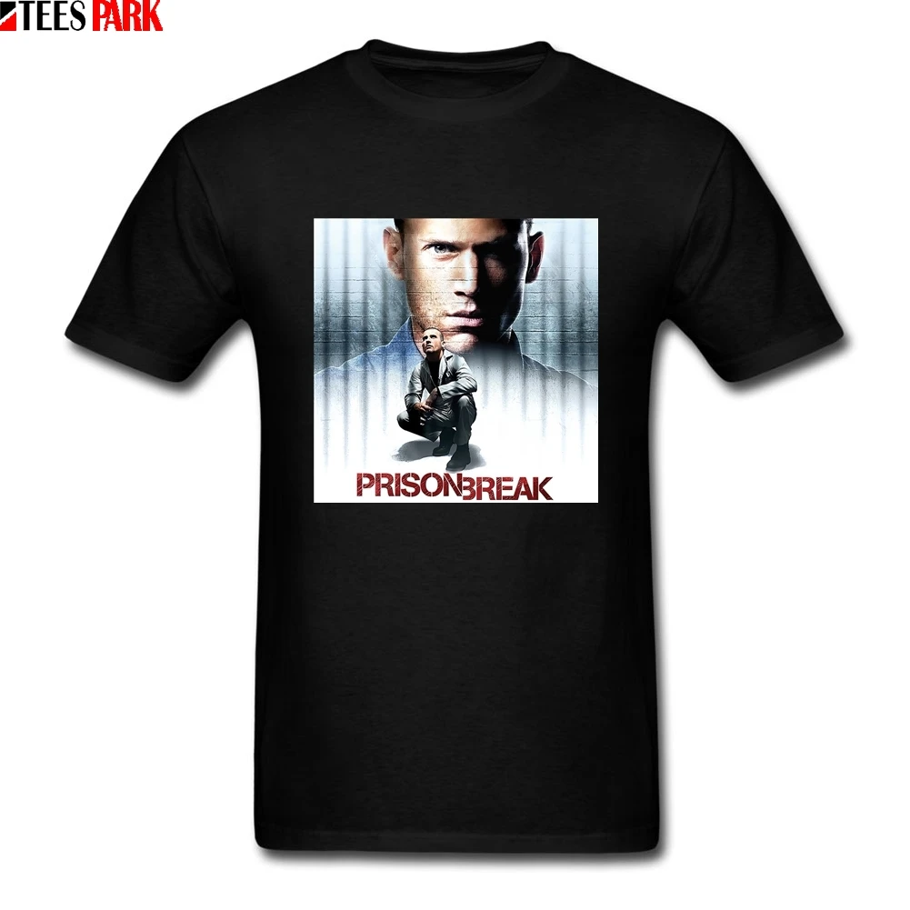 Синяя мужская футболка с надписью prison break Майкл Джей Скофилд одежда для фитнеса