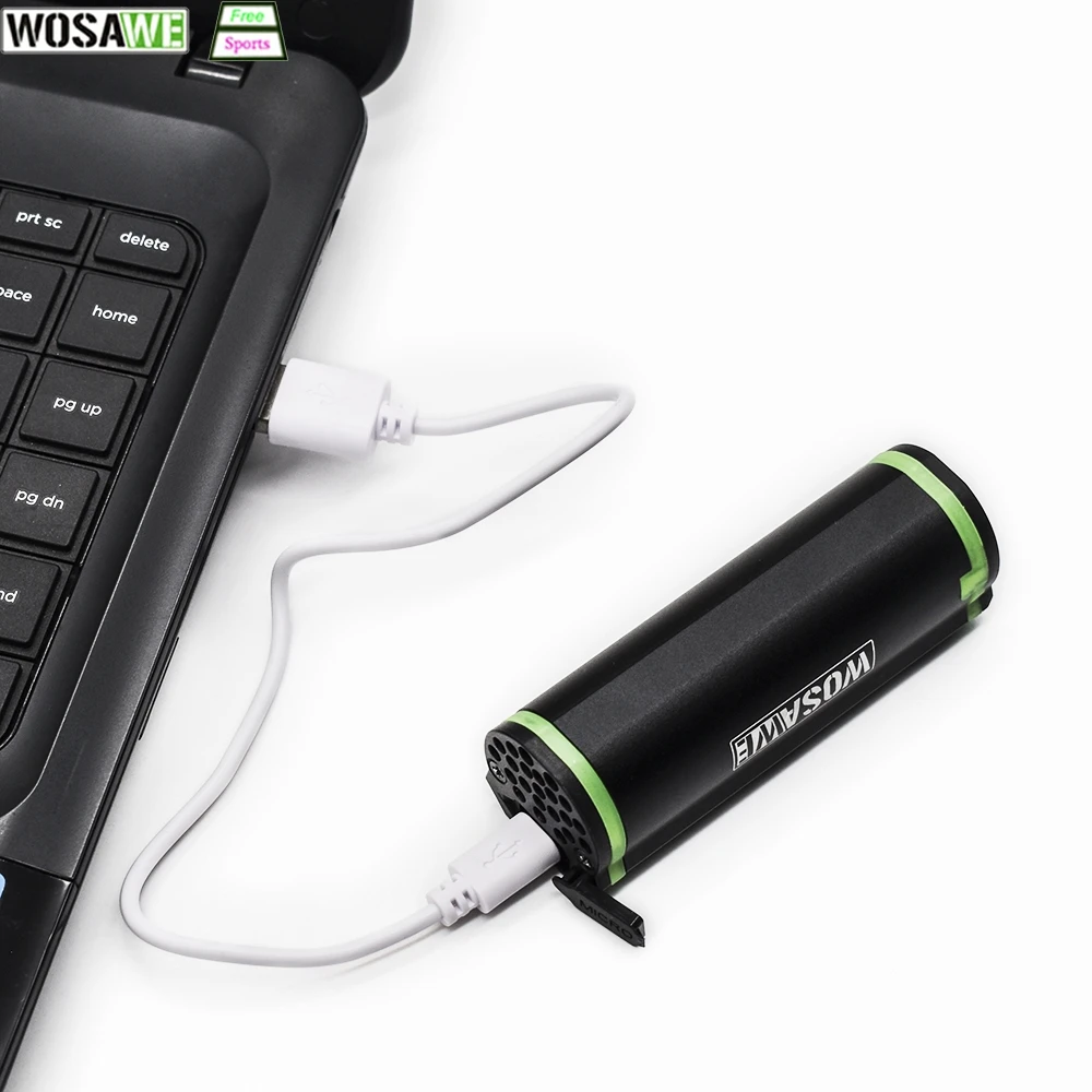 WOSAWE USB зарядка велосипед светильник яркий езда на велосипеде вспышка