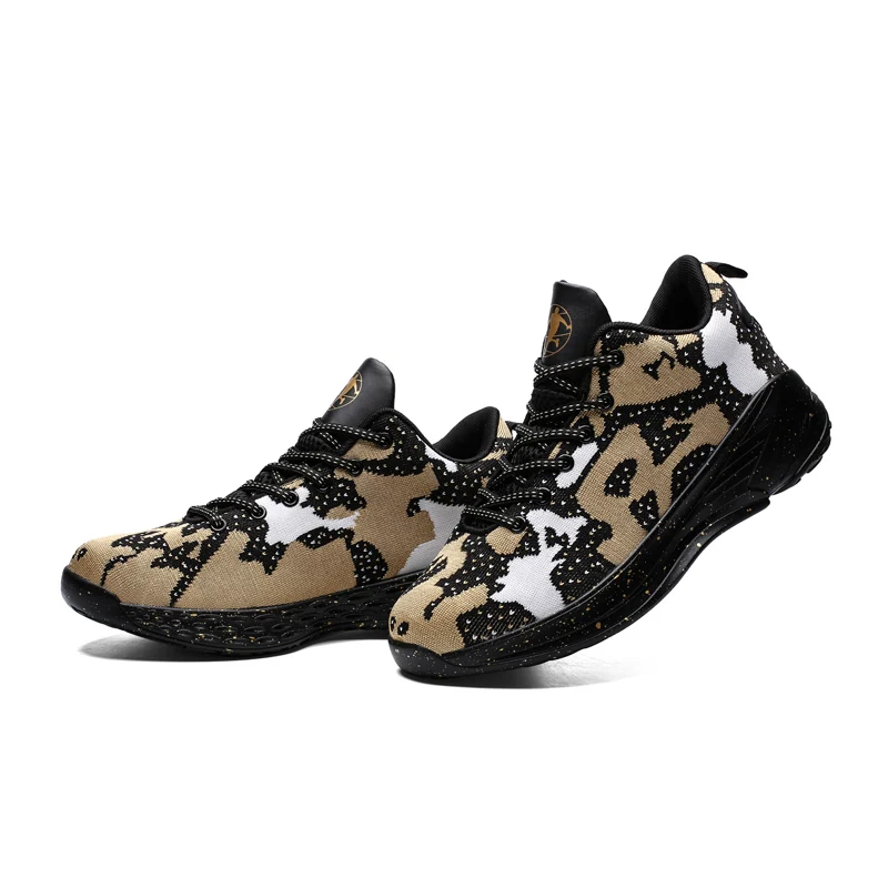 men ladies Sports Shoes big size 42 47 Autumn basketball female Sneakers Woman Trainers fashion casual cushion chunky new - Цвет: golden