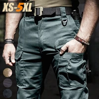new military casual cargo pants elastic outdoor hiking trousers men slim waterproof wear resistant air force army tactical pants