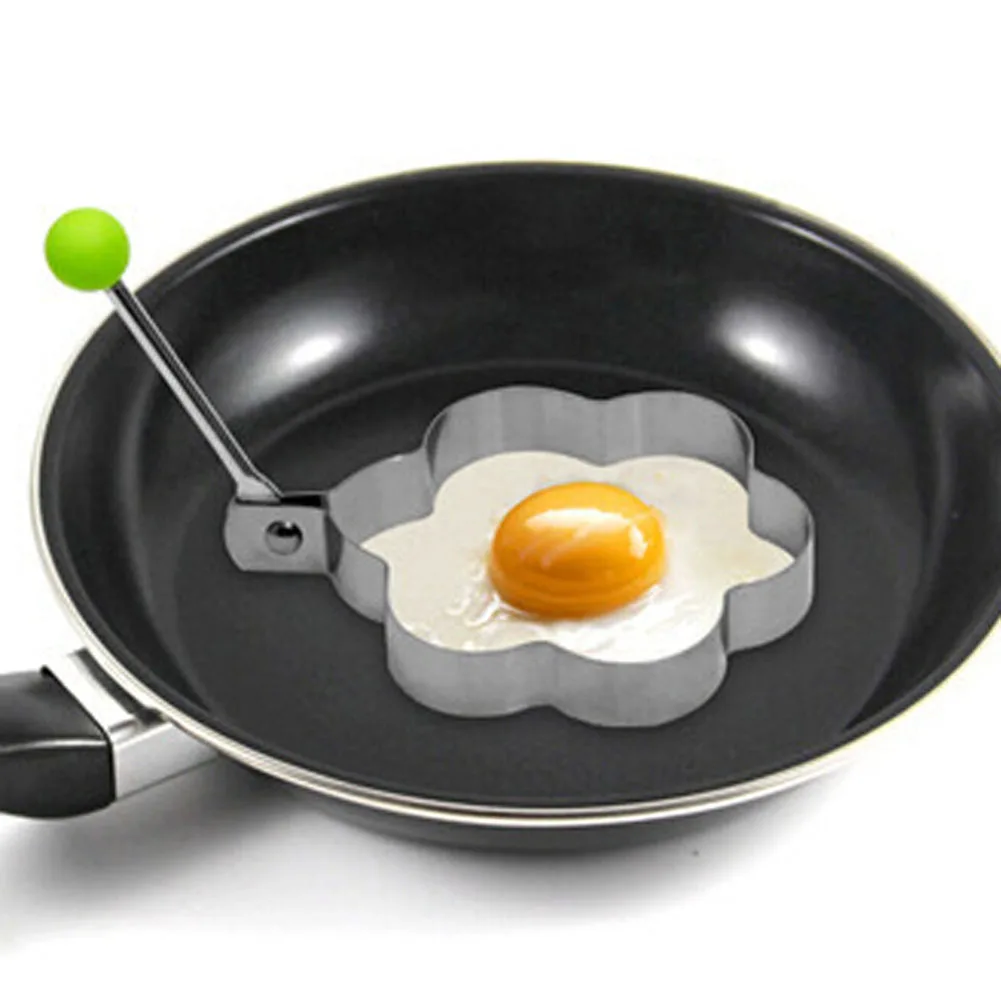 1 Pcs Stainless Steel frying eggs tools omelette mould device egg/pancake ring egg shaped kitchen appliances Kitchen Cook Tools