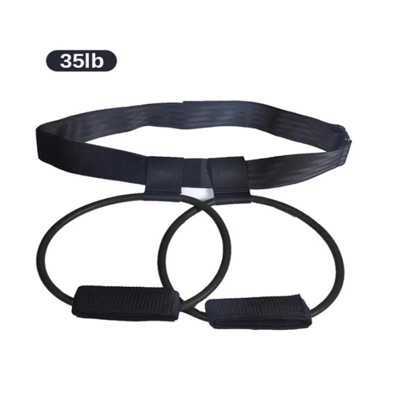 

Wholesale Fitness Set Resistance For Butt Legs Muscle Training Adjust Waist Belt Elastic Bands Pedal Exerciser Workout