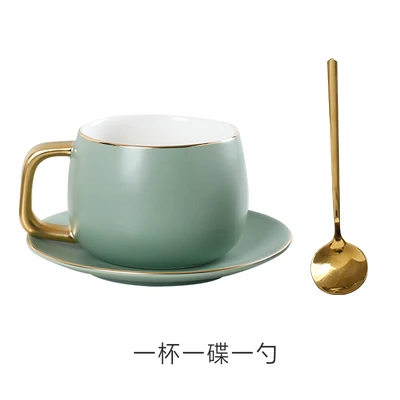 

Nordic Ceramic Simple Coffee Cup Set Handmade Tea Cup Ceramic Japanese Porcelain Tea Cups High Quality Teacup And Saucer II50BYD