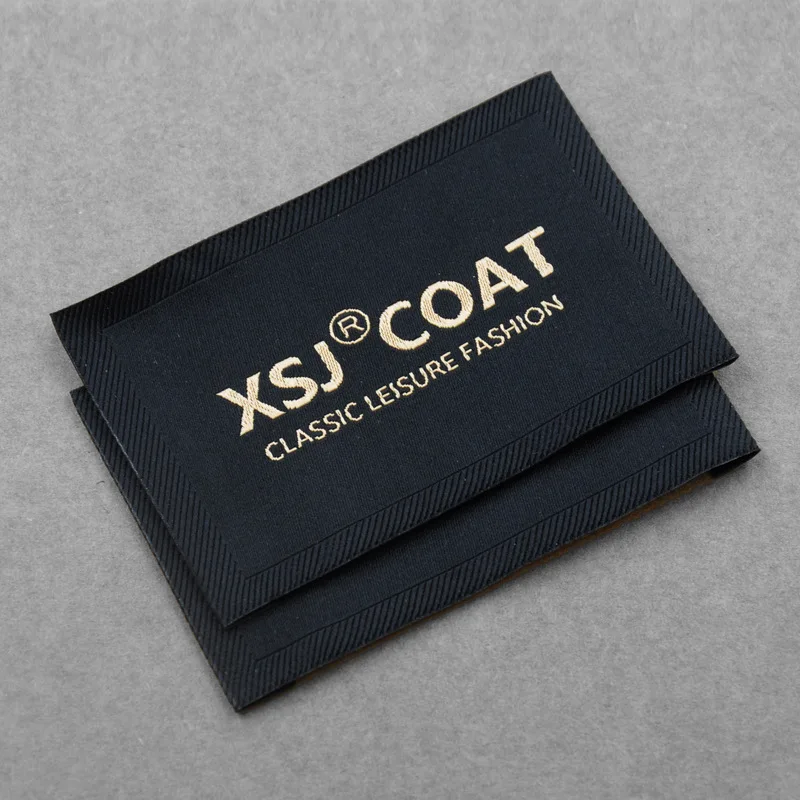 Customized Fabric Sewing Clothing Labels For Garment Brand Logo Woven Label With Personalized Name Clothes Tags Dress | Дом и сад