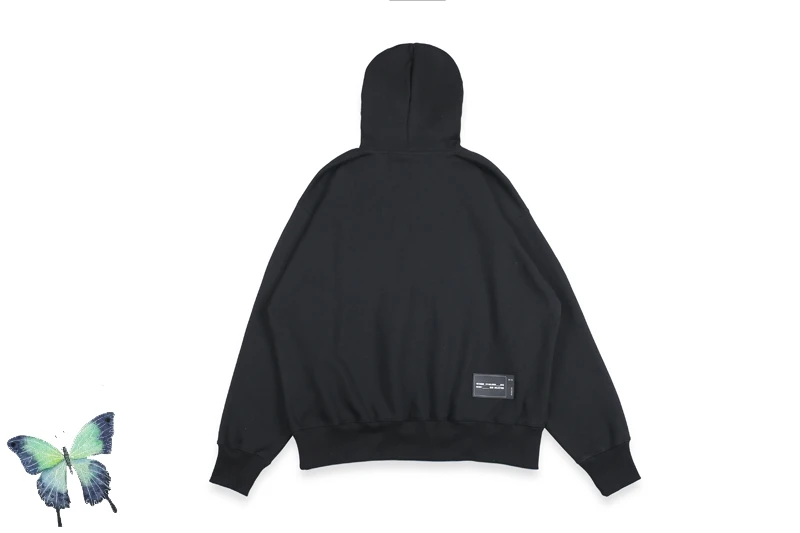 

Winter Autumn Welldone Fleece Hooded Sweatshirt Men Women Casual Keep Warm Hoody Well Done High Street Washed Sweatshirt