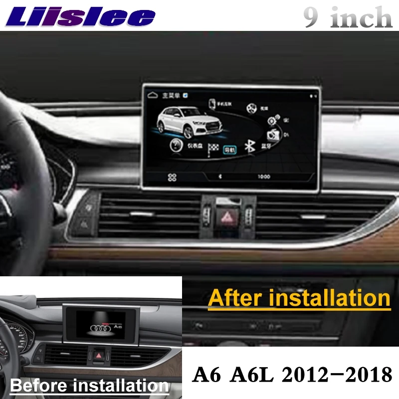 Автомобильный мультимедийный плеер Liislee NAVI CarPlay адаптер для Audi A7 4G8 2010 ~ 2017