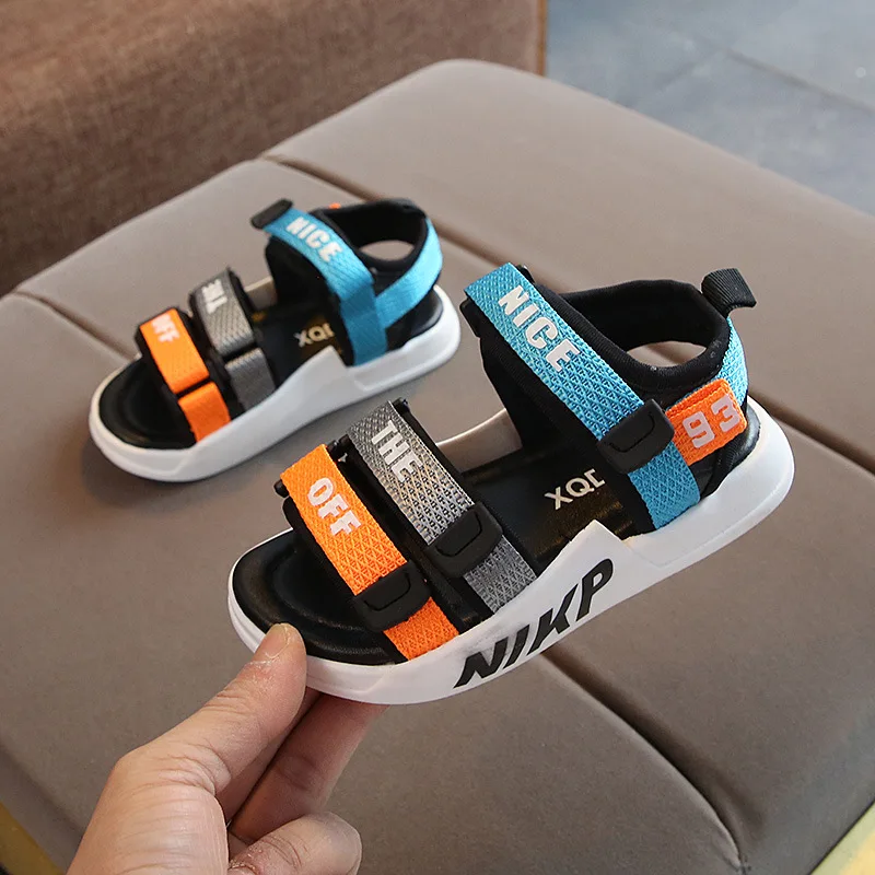 Сандалии для мальчиков детская пляжная обувь с мягкой подошвой детские сандалии