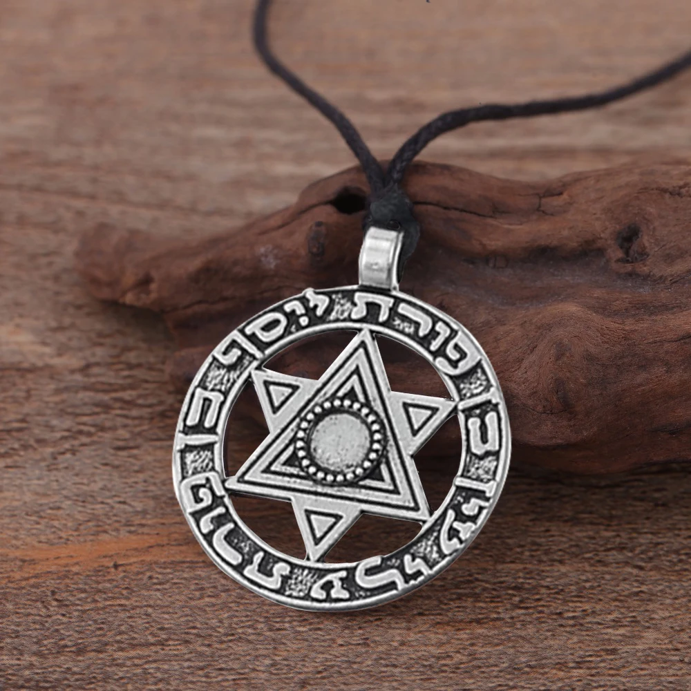 Dowapara Звезда Давида кулон еврейские украшения винтажное еврейское ожерелье