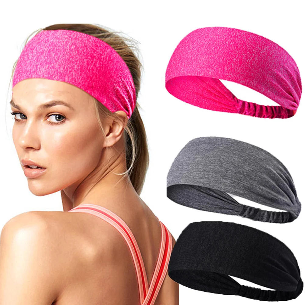 

Absorbing Sweat Hair Bands Men Women Elastic Yoga Running Headbands Headwrap Simplicity Breathable Soft Hair Accessories New Hot