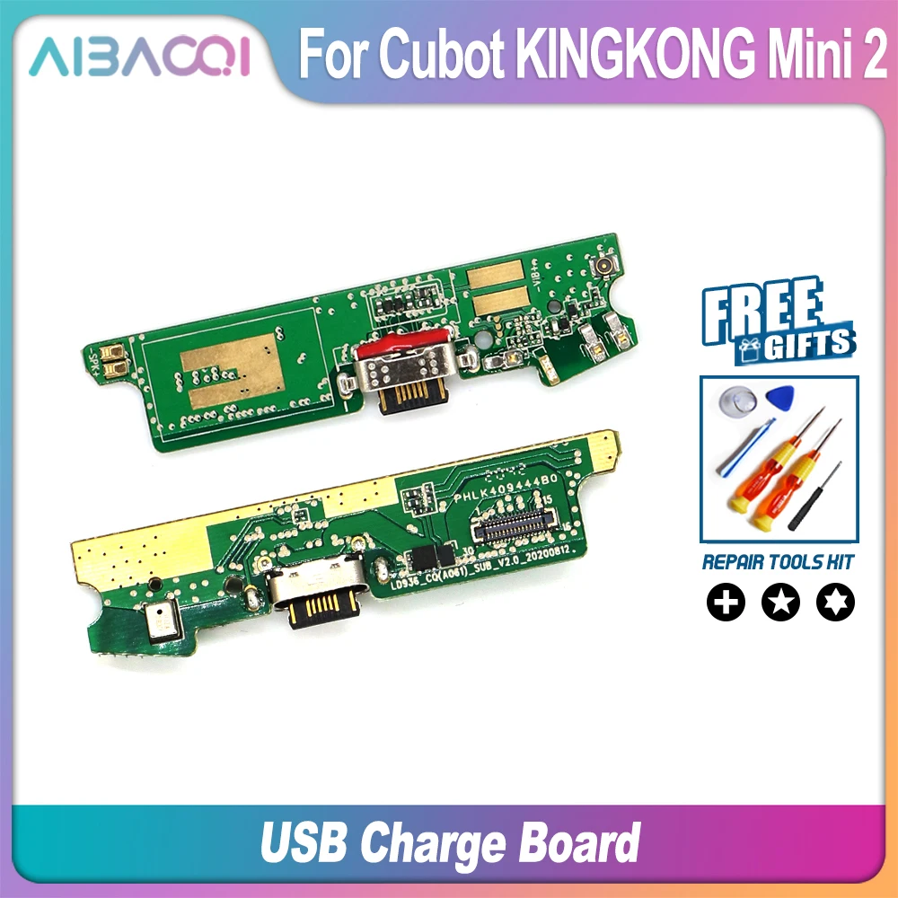 AiBaoQi новая зарядная Плата Usb для телефона Cubot Kingkong Mini 2|Шлейфы мобильных телефонов|