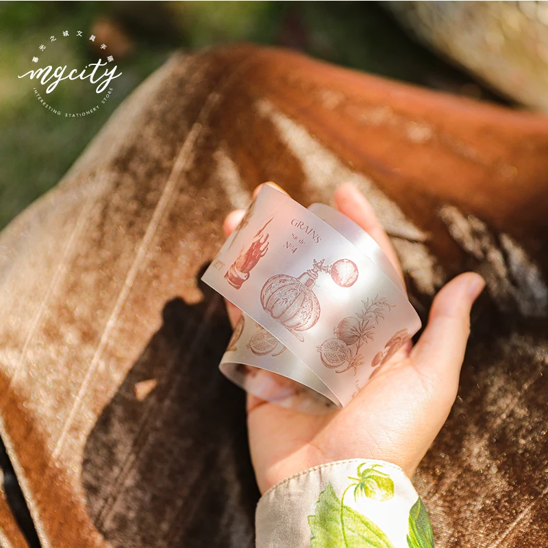 3 шт. винтажные лесные растения старый предмет пуля журнал ПЭТ васи клейкая лента