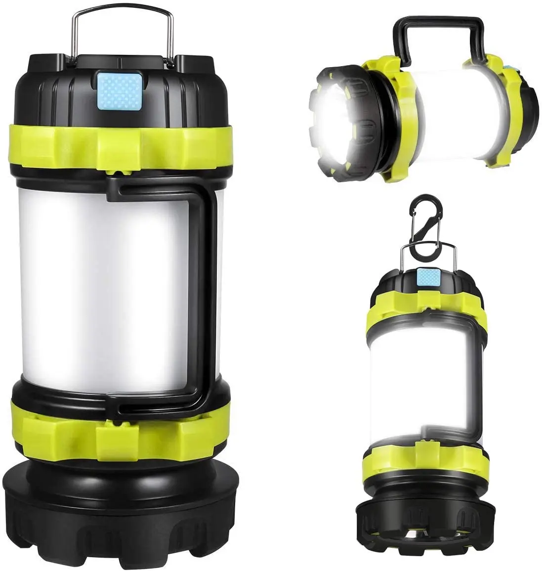 40000lm LED Camping Lantern Rechargeable Portable Flashlight Dimmable Spotlight Work Light Waterproof Searchlight Torch |
