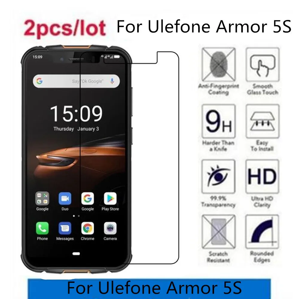 Закаленное стекло 2.5D 9H для Ulefone Armor 5S защита экрана усиленная Защитная пленка