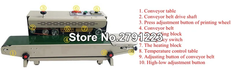 Горизонтальный автоматический непрерывный ленточный герметик для печати и