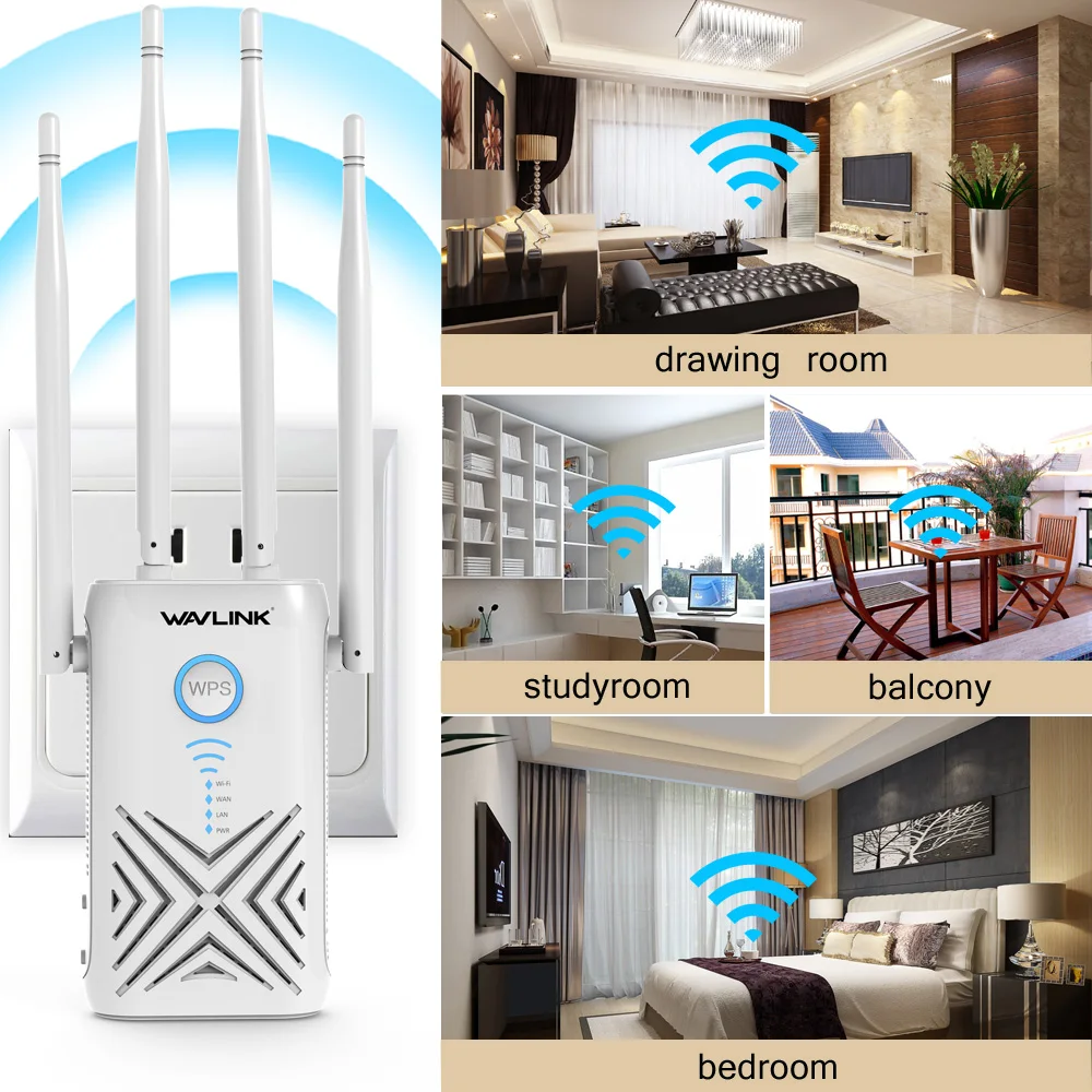 5 Ghz WiFi Repeater Wireless Wifi Extender 1200Mbps Wi-Fi Amplifier Long Range Wi fi Signal Booster 2.4G WiFi Access Point images - 6